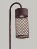 Minimalistyczny słupek ogrodowy uniwersalny LED aluminiowy kolor rdzawy tuba IP65 DONZUELA LE75152 Luces Exclusivas